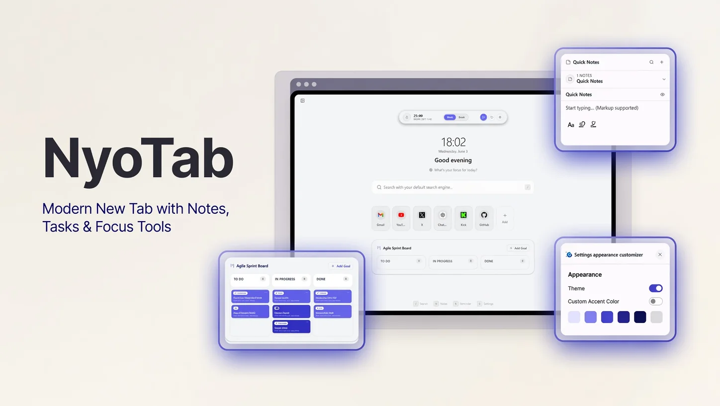 NyoTab project showcase