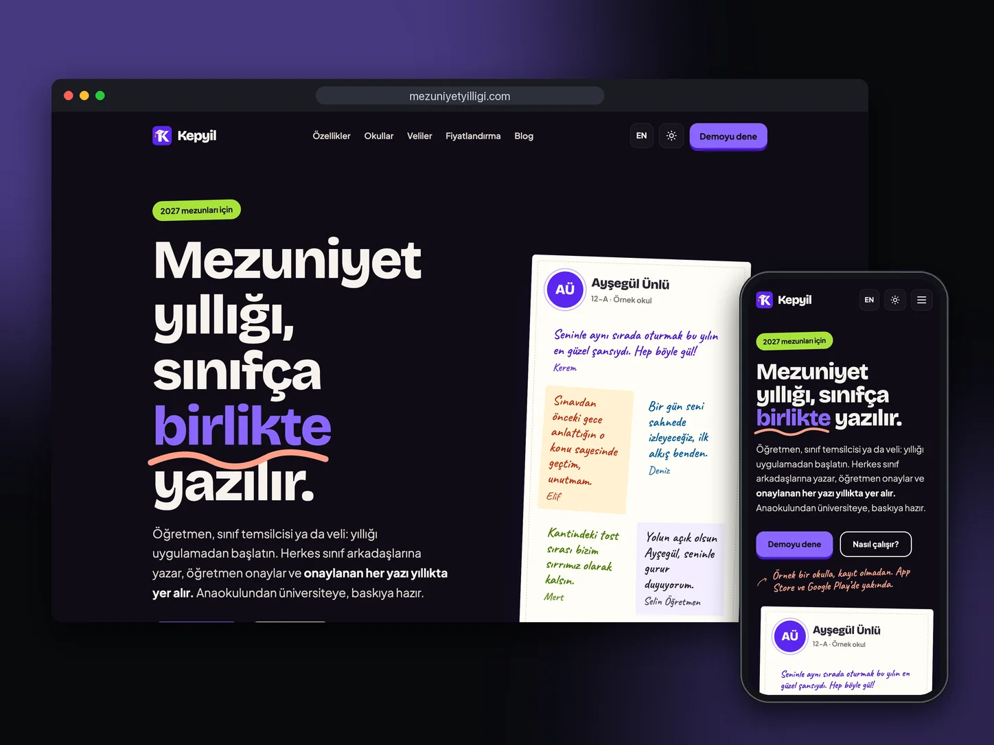 Kepyil: Our yearbook product: the whole class writes the graduation yearbook together, from kindergarten to university.