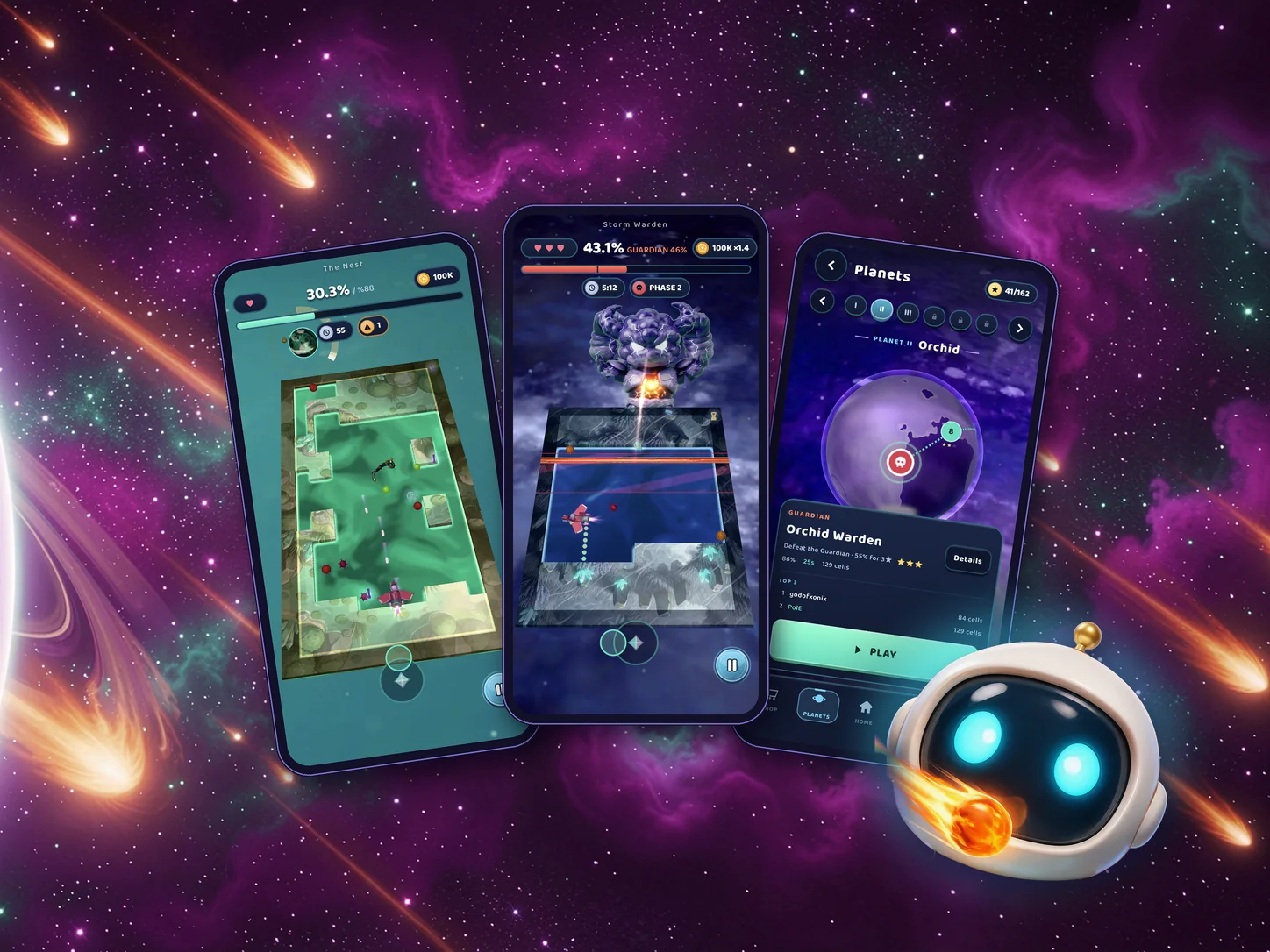 Cosmo Xonix project showcase